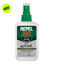 Repel 100 Insect Repellent, Pump Spray, 4-Fluid Ounces, 10-Hour Protection khry