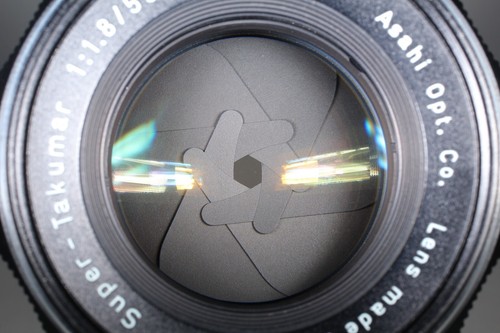 PENTAX SUPER TAKUMAR 55mm F/1.8 w/ Hood M42 Screw Mount MF Standard Lens Japan - Picture 6 of 9