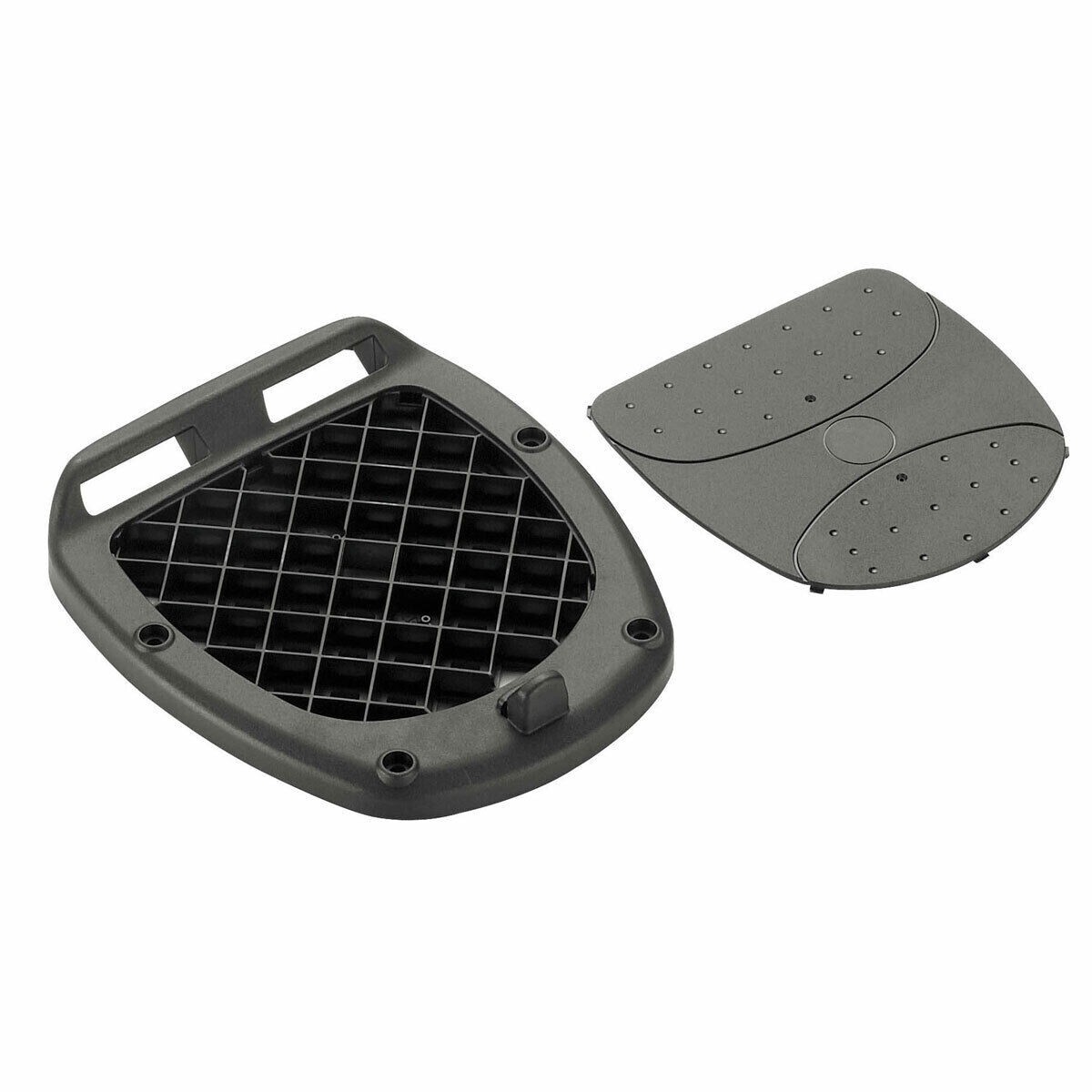 Givi E455NT Cabinet Simple IV Tech Noir catadioptères fumés 45 l avec Plaque Universelle