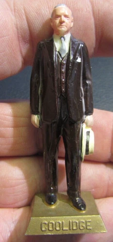 VINTAGE - U.S. PRESIDENT - CALVIN COLLIDGE - 30TH PRESIDENT- Plastic MARX Figure