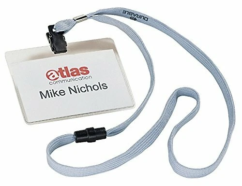 Name cheap badge necklace