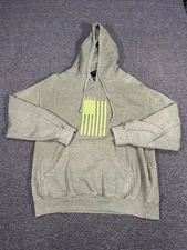 5.11 Tactical Mens Green American Flag Graphic Pullover Hoodie Sweatshirt Large