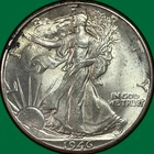 1946-D Walking Liberty Half Dollar Brilliant Uncirculated BU Coin #40230