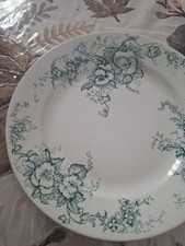 Elegante Coppia Piatti Da Collezione In Ceramica Florio Inizio Del '900