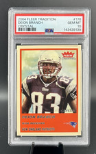 2004 Fleer Tradition #178 DEION BRANCH Crystal /150 PSA 10 GEM MINT Pop 1