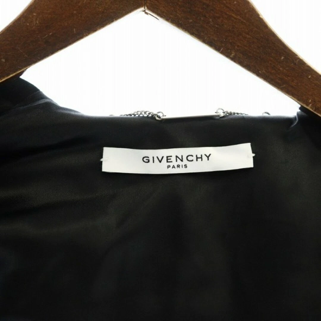 Givenchy Riders Giacca Cappuccio Felpa Pelle Switch Zip Up 34 XS Nero Usatoe