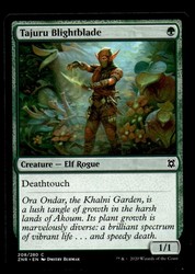 Tajuru Blightblade 208 Zendikar Rising Common Magic: The Gathering