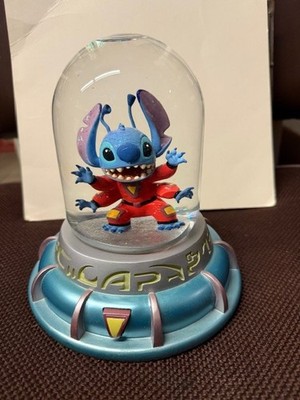 Rare Disney Lilo & Stitch experiment 626 UFO lighted musical snow