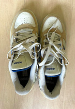Adidas Sneaker Gr. 44 – beige/sand, Retro-Low, blaue Streifen