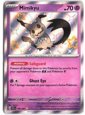 Mimikyu 160/091 Shiny Rare Paldean Fates Pokemon on eBay