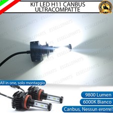 KIT FULL LED LAMPADE H11 6000K 9800 LM CANBUS FENDINEBBIA AUDI A4 B7 / A4 AVANT