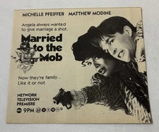 1991 ABC tv ad~ MARRIED TO THE MOB Michelle Pfeiffer, Matthew Modine