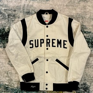 Supreme Big Logo Chenille Varsity Jacket | eBay