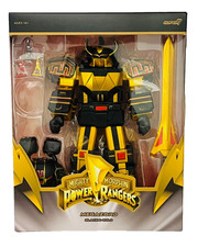 NEW Mighty Morphin Power Rangers Super7 MEGAZORD Black & Gold 8 Figure RARE