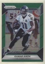 2016 Panini Prizm Green Prizm Kamar Aiken #48 0o0