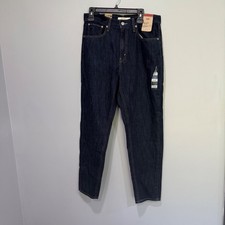 Levi's '80s Mom Jeans Womens 31x30 High Rise Relaxed Tapered Dark Wash Denim