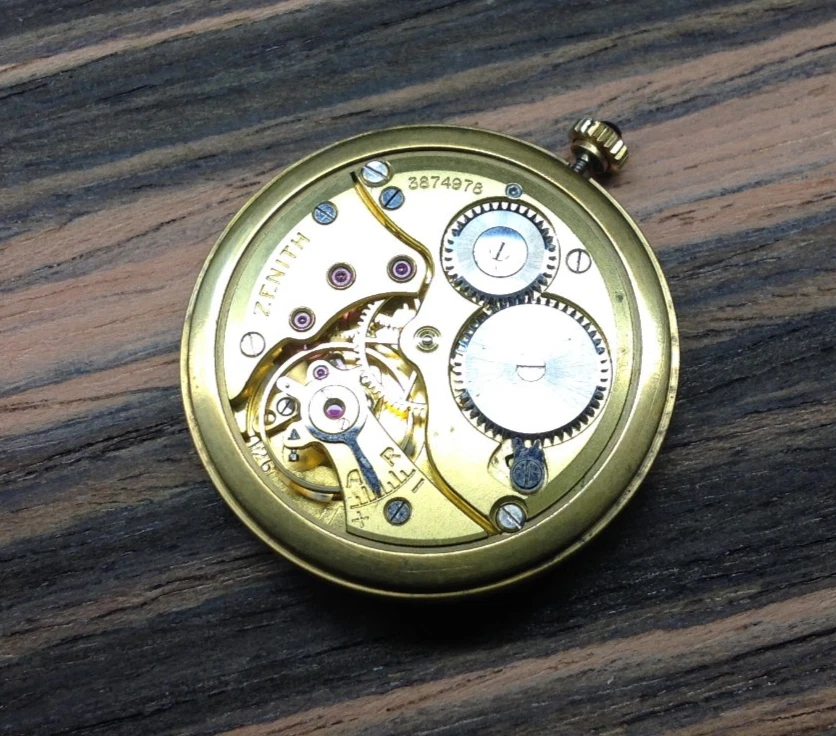 Zenith cal. Movimiento, esfera y manecillas de reloj mecánico 126 - Funciona Foto 2 de 4