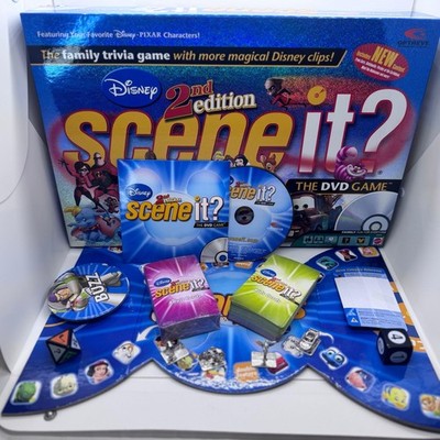 Disney Scene It? 2nd Edition DVD Board Game OPEN BUT COMPLETE