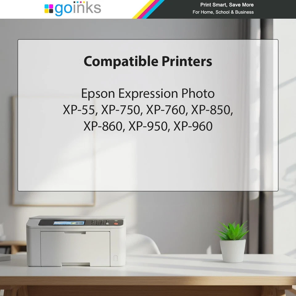 24 Ink Cartridges (Set) for Epson Expression Photo XP-750 XP-850 XP-950 XP-970 - Image 2 of 4