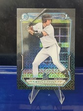 2026 Bowman Chrome Aiva Arquette 1st Mega Black Mojo Refractor /10 Marlins🔥⚾️🔥