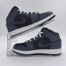 Boys Nike Air Jordan 1 Mid Retro "Cool Grey" Youth Athletic Shoe - Size 6Y