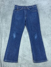 Levi s 517 Jeans Mens 34x30 Bootcut Orange Tab USA Made Vintage Denim 80 s Faded