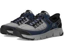 SKECHERS Summits AT Hands Free Slip-In Men's Athletic Shoes Grey/Na 🔥 SALE DEAL