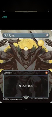 Sol Ring (Borderless) Commander: Secrets of Strixhaven Foil