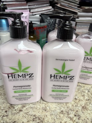 Hempz Pomegranate Body Lotion, 17 Fl 2PACK FRESH SMALL BUSINESS    