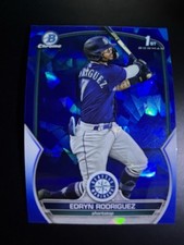 2023 Bowman Chrome Sapphire 1st Bowman Edryn Rodriguez Seattle Mariners