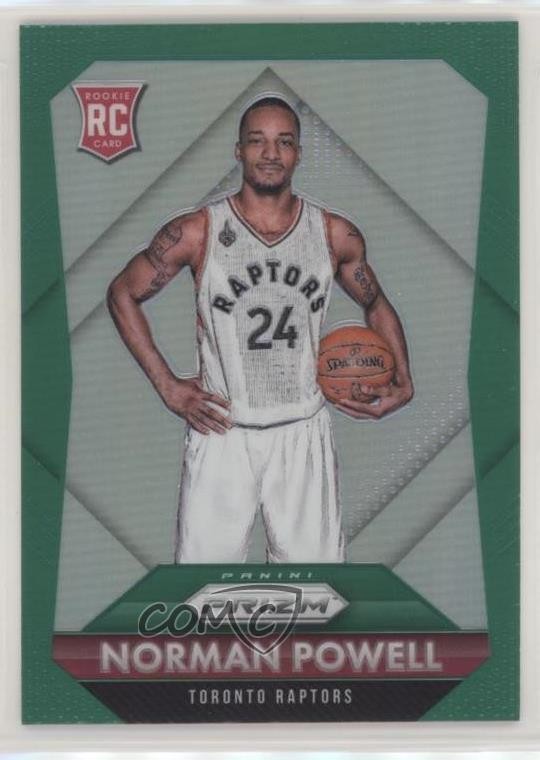2015-16 Panini Prizm Rookies Green Prizm Norman Powell #337 0cz3