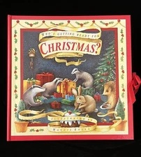 Who's Getting Ready for Christmas? Advent Calendar Hardcover Story Book VGUC