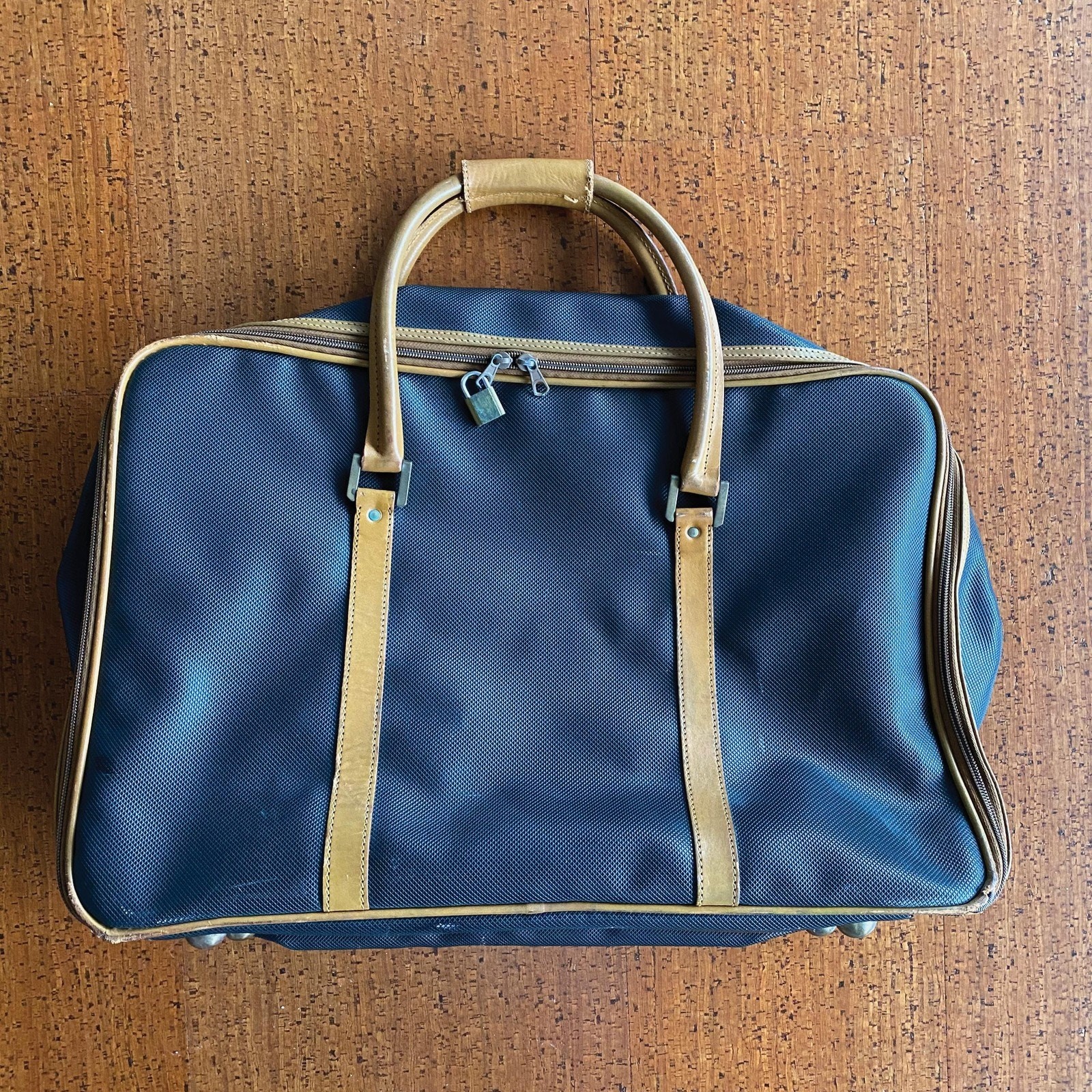 Authentic Vintage Bottega Veneta Marco Polo Weekend Bag Suit