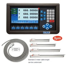 D80M 2/3 Axis Digital Readout with 7-inch Screen for Magnetic Linear Scales
