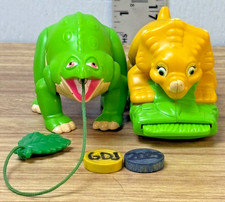 Land Before Time Burger King Kids Club Toys 1997 Cera and Spike - GDJ-A-815