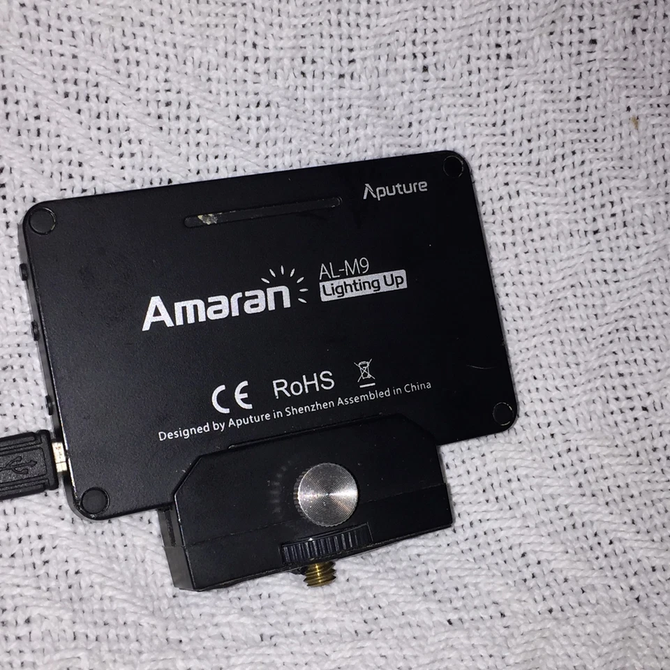 Aputure Amaran AL-M9 On-Camera LED Video Light ONLY W/ A Cable (not Original) - Image 2 of 4