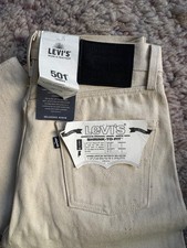 LEVI'S MADE & CRAFTED 501 1980S SHRINK TO FIT 30X32 SELVEDGE DENIM BRANDNEU