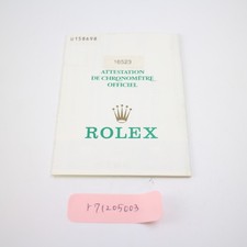 ROLEX 16523 Daytona carta originale r71205003
