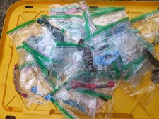 Lot Of 35 Mixed DMC Embroidery Floss Threads In Bags Used  New Cross Stitching