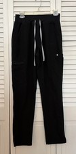 FIGS Technical Collection Black Scrub Pants Women's Small. 29  Long
