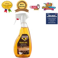500ml Teak Oil Trigger Spray - Nourishing Wood Oil for Elegant Furniture Care 25.98 per litre