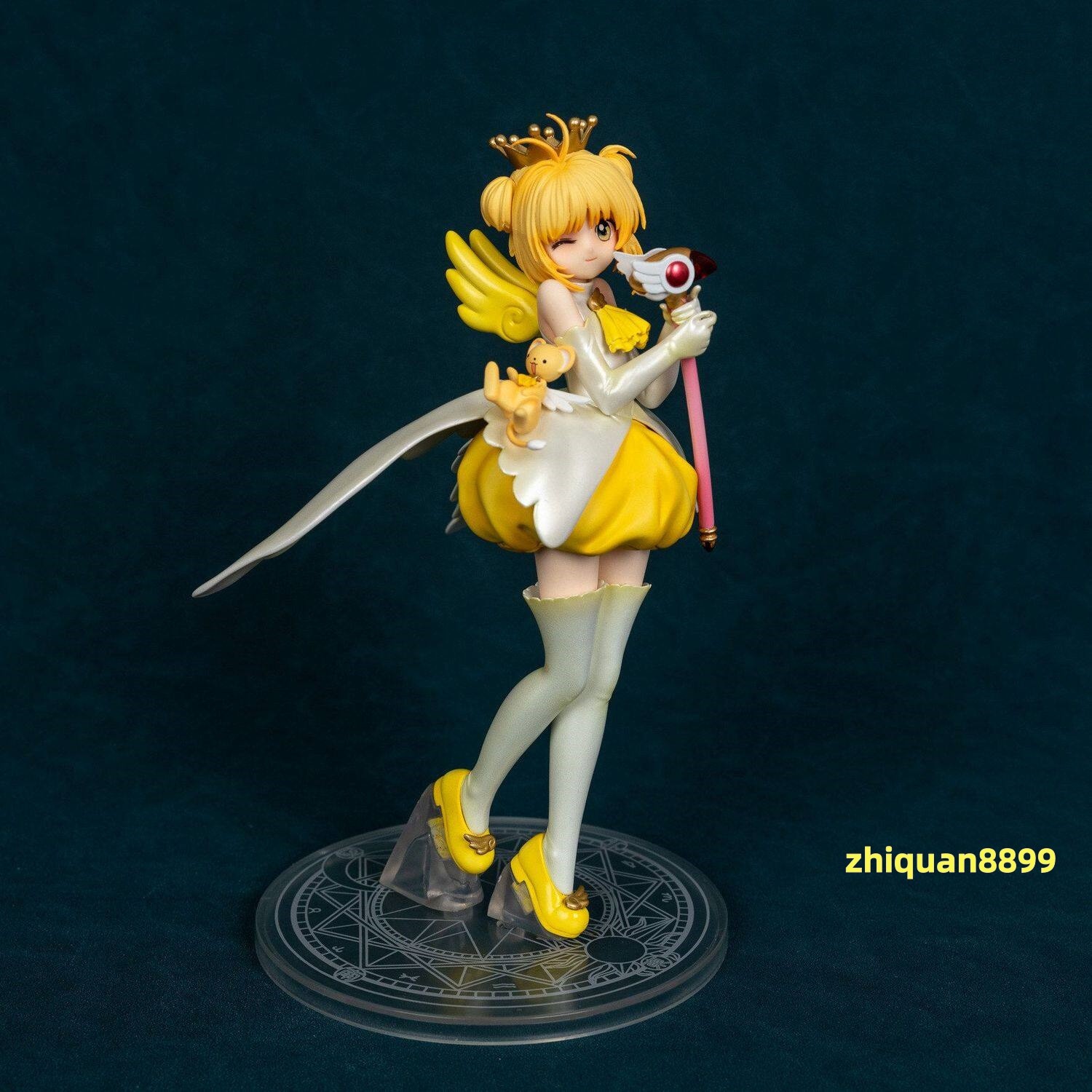 Captor de Tarjetas SAKURA KINOMOTO SAKURA Vestido 22cm PVC Figura Modelo Muñeca Juguetes