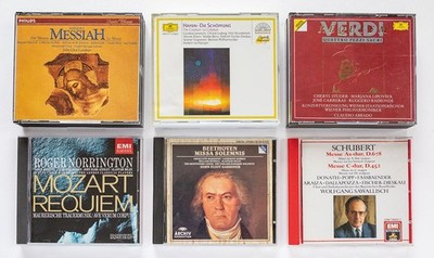 6 CLASSICAL CHORAL SACRED MUSIC CD TITLES 10 Discs Handel Beethoven Haydn Verdi