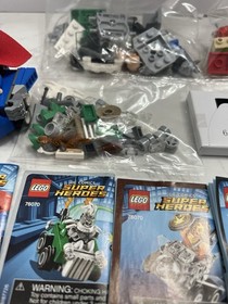 Lego Dc Mighty Micros Lot Of 3 Sets 100% Complete 76070 76080 76090
