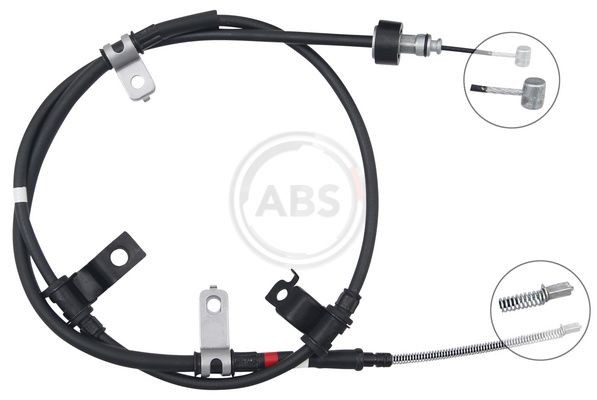 A.B.S. K17506 Handbremsseil Seilzug Bremsseil Hinten Rechts FüR Hyundai-image
