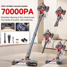 Cordless Vacuum Cleaner, MAX 70Kpa Powerful Stick Vacuum FREE SHIPPING