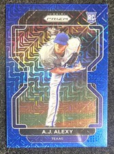 AJ ALEXY 2022 Panini Prizm ⚾️ TIER II BLUE MOJO PRIZM RC #150 SP /199👀🔥