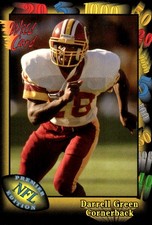 Darrell Green 1991 Wild Card #60 Redskins NFL READ FREE SHIPPING AutographDen