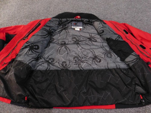 Spyder XSCAP Jacket Mens Large Red Black Entrant GII Ski Winter Coat Waterproof - Picture 14 of 23