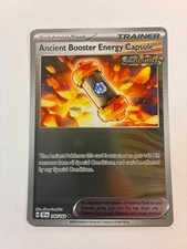 Ancient Booster Energy Capsule #140/162 Temporal Forces Pokemon Reverse Holo NM